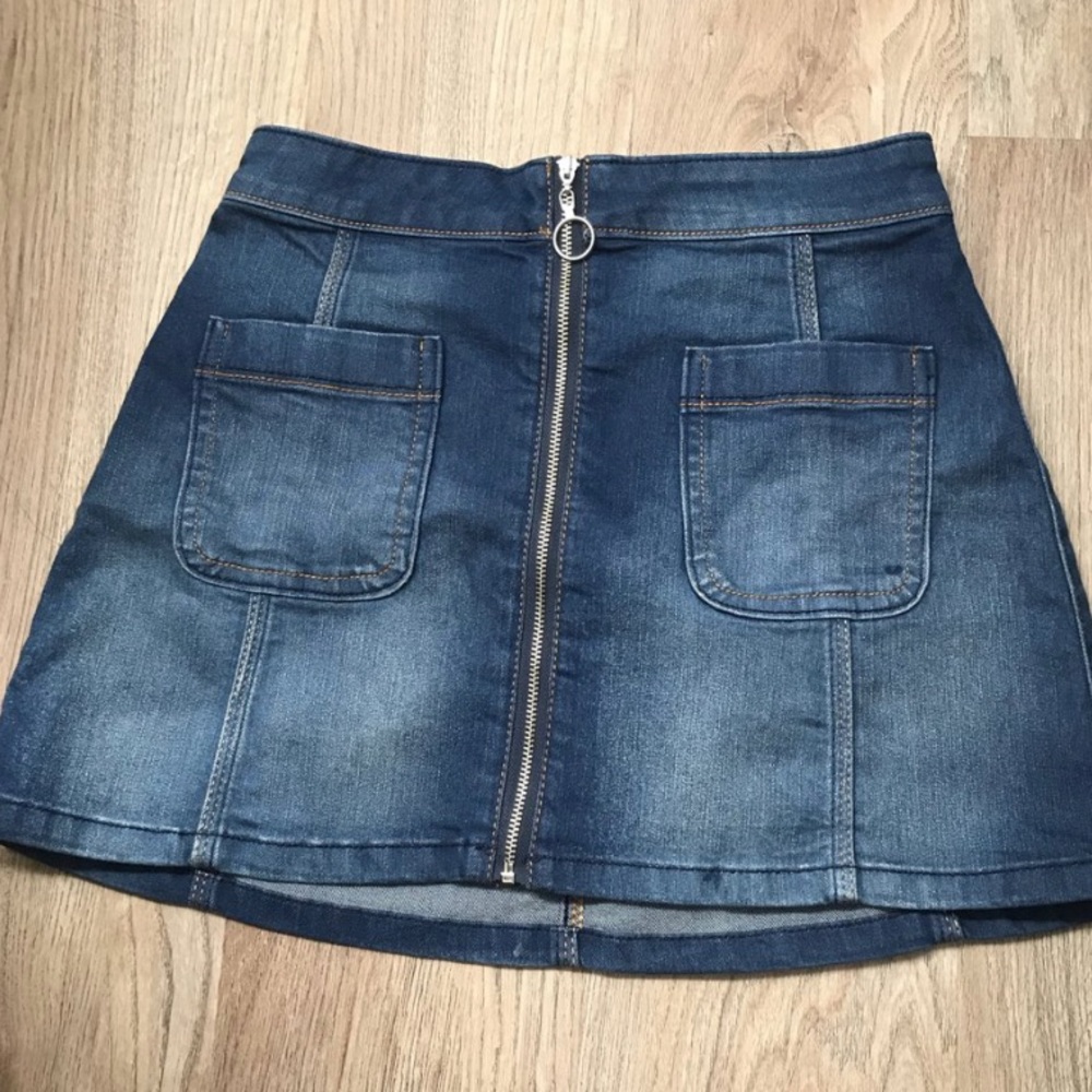 Hollister denim skirt